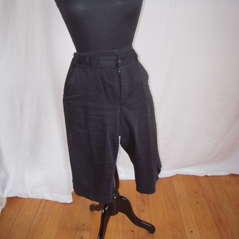 Old Navy, Black pants, 15" inseam , button waist